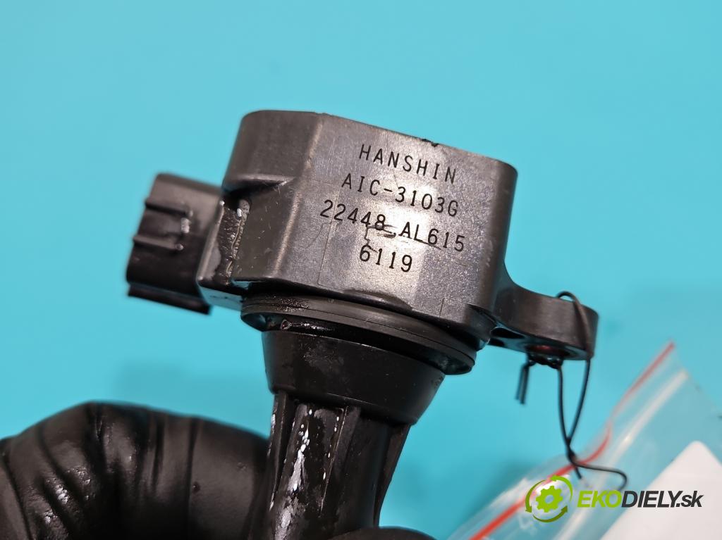 Infiniti FX I 2003-2008 3.5 V6 280KM: automatic 206 kW 3498 cm3 5- cievka zapaľovacia 22448AL615 (Zapaľovacia cievka)