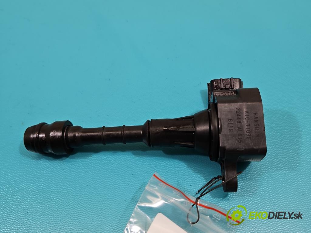 Infiniti FX I 2003-2008 3.5 V6 280KM: automatic 206 kW 3498 cm3 5- cievka zapaľovacia 22448AL615 (Zapaľovacia cievka)