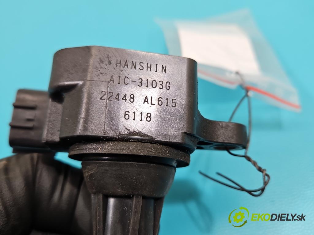 Infiniti FX I 2003-2008 3.5 V6 280KM: automatic 206 kW 3498 cm3 5- cievka zapaľovacia 22448AL615 (Zapaľovacia cievka)