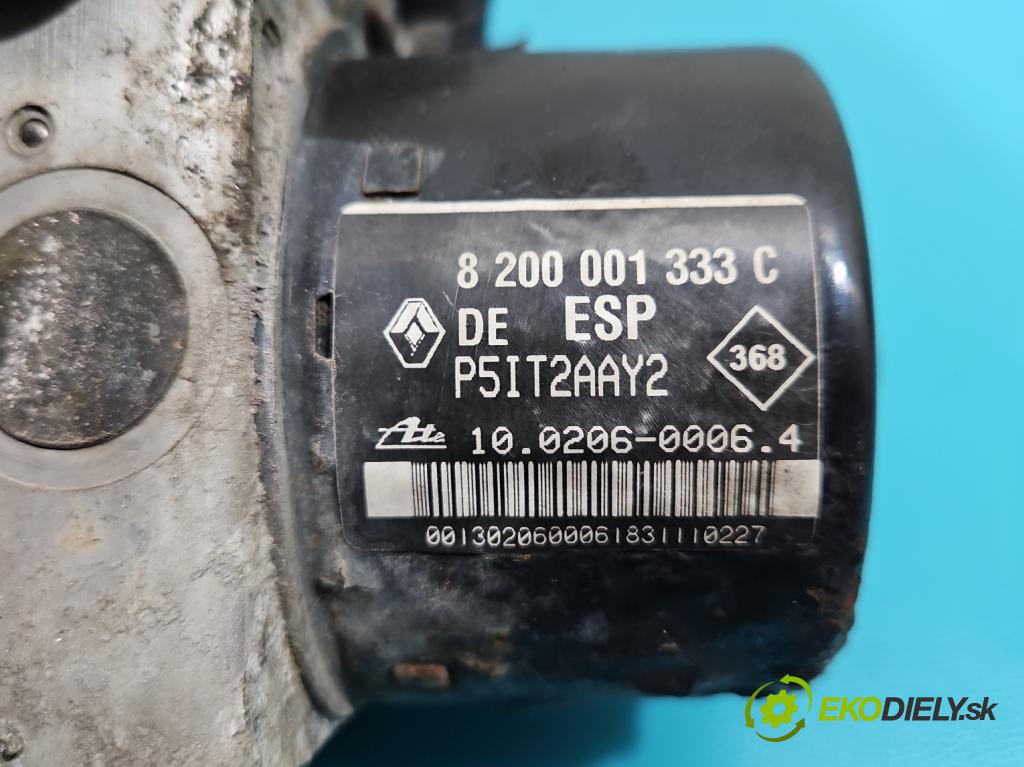 Renault Laguna II 2001-2007 1.6 16V 107 HP manual 79 kW 1598 cm3 5- čerpadlo abs 8200001333C (Pumpy brzdové)