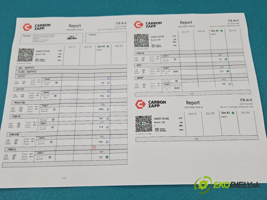 Mitsubishi Carisma 1.9 dci 102 HP manual 75 kW 1870 cm3 5- vstrek 0445110146 (Vstrekovač paliva)