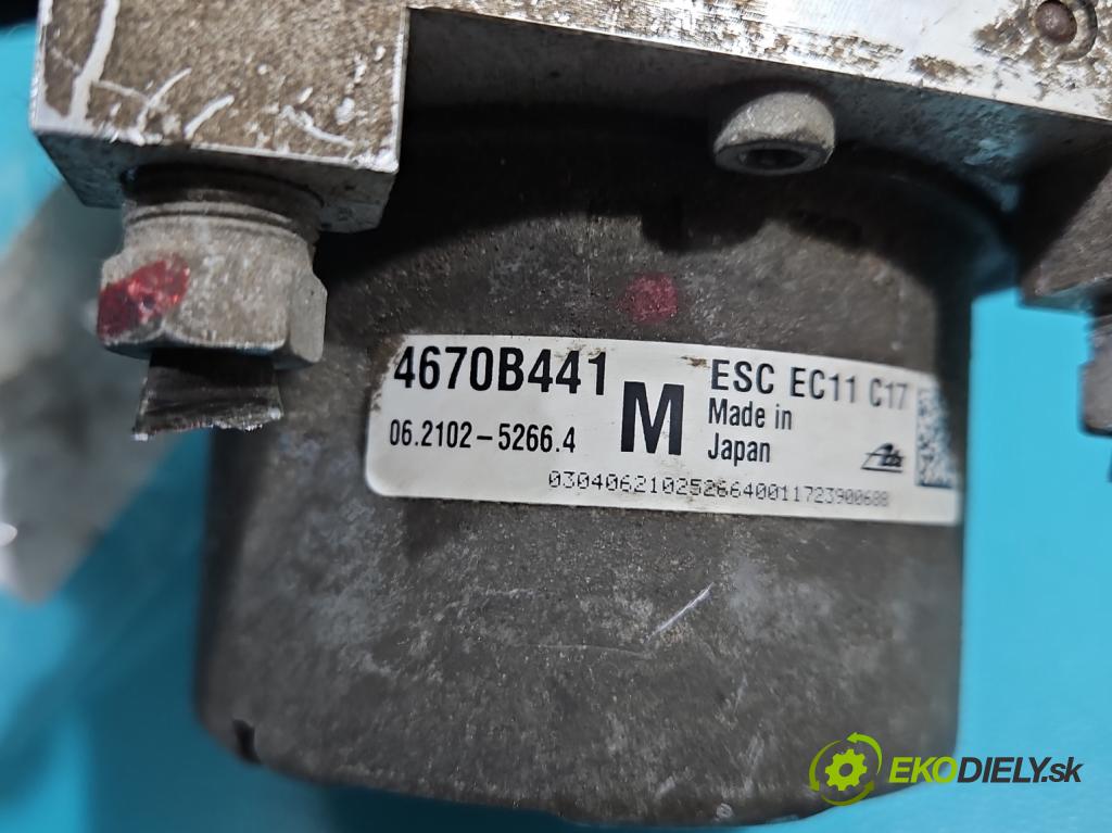 Mitsubishi ASX 2010-2021 1.6 16V 117 HP manual 86 kW 1590 cm3 5- čerpadlo abs 4670B441 (Pumpa ABS)