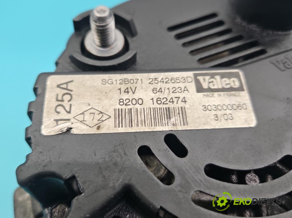 Mitsubishi Carisma 1.9 dci 102 HP manual 75 kW 1870 cm3 5- Alternator 8200162474 (Alternátor)