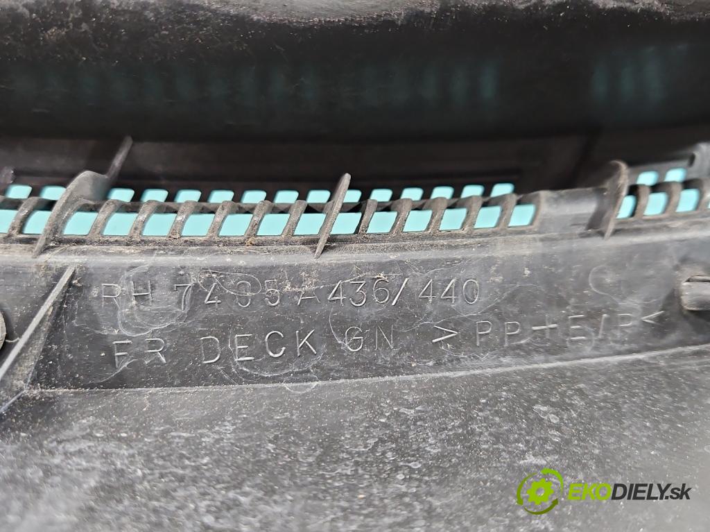 Mitsubishi ASX 2010-2021 1.6 16V 117 HP manual 86 kW 1590 cm3 5- torpédo 7405A435 (Torpédo (plast pod čelným sklom))