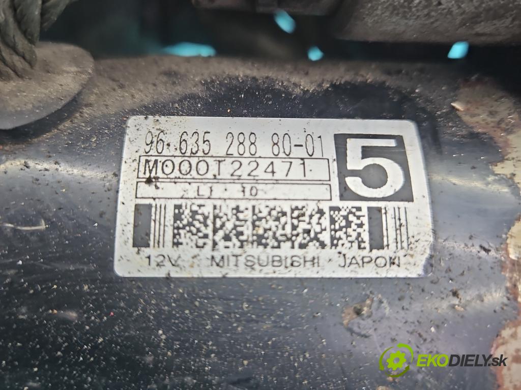 Citroen C5 II 2008-2017 1.6 hdi 111KM manual 82 kW 1560 cm3 4- štartér 9663528880 (Štartér)