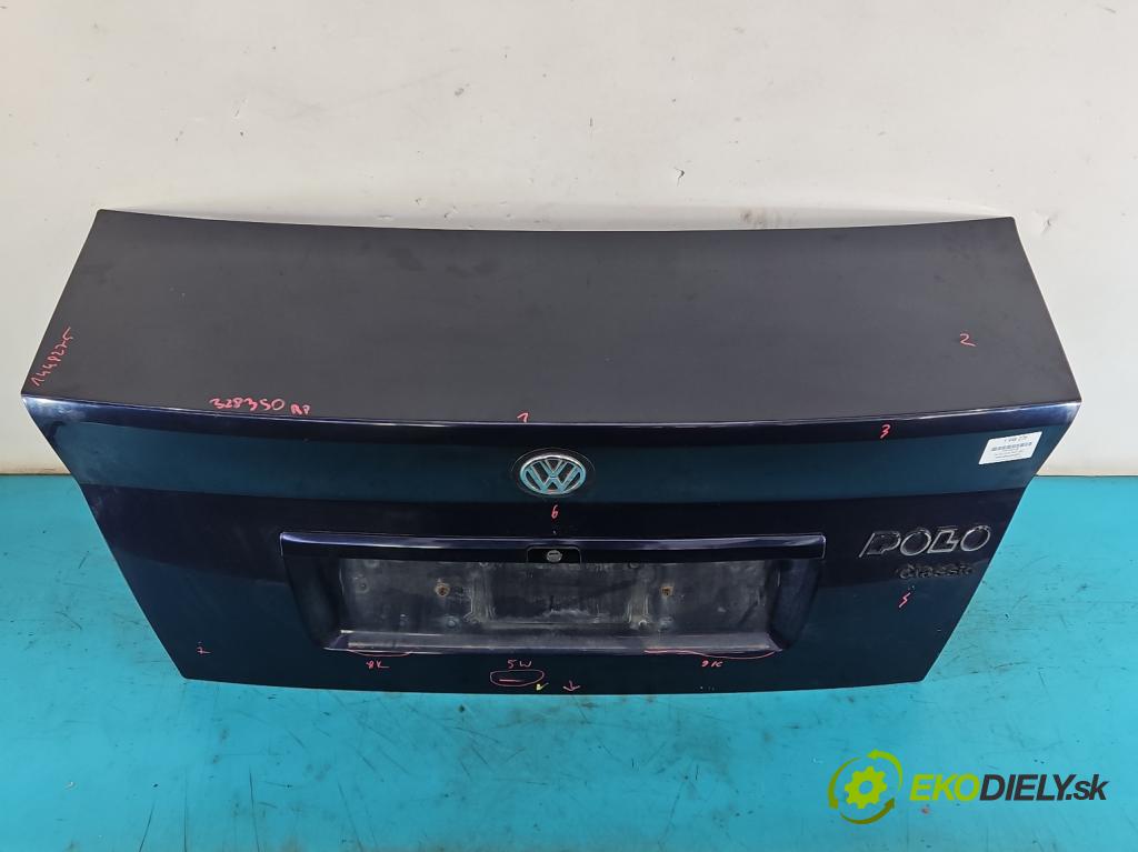 Vw Polo III 6N 1994-2001 1.6 8V 75 hp manual 55 kW 1598 cm3 4- zadní kufrové dveře  (Zadní kapoty)