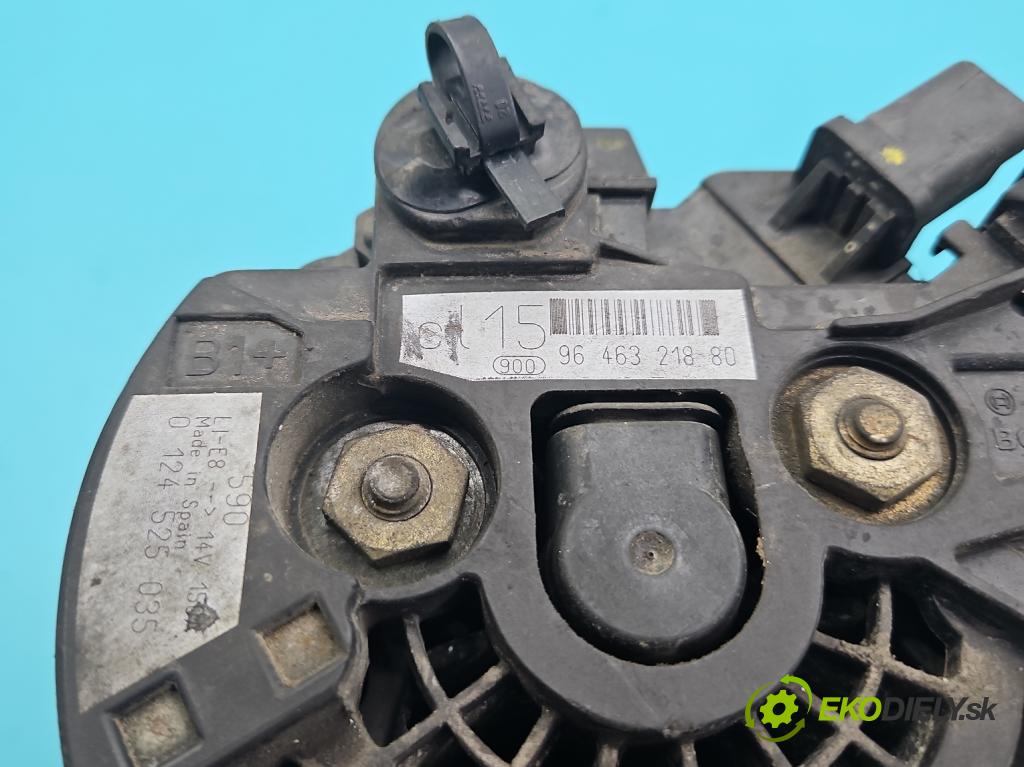 Peugeot 307 1.6 hdi 90 HP manual 66 kW 1560 cm3 5- Alternator 0124525035 (Alternátor)