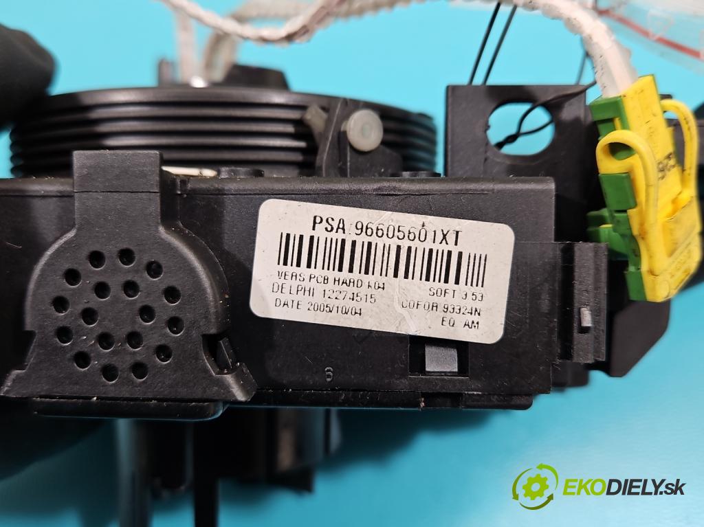 Peugeot 307 1.6 hdi 90 HP manual 66 kW 1560 cm3 5- prepínač komplex: 96605601XT (Prepínacie páčky pod volantom)