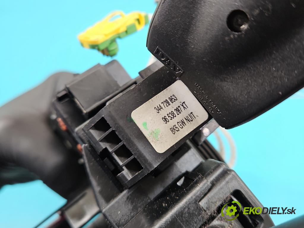 Peugeot 307 1.6 hdi 90 HP manual 66 kW 1560 cm3 5- prepínač komplex: 96605601XT (Prepínacie páčky pod volantom)