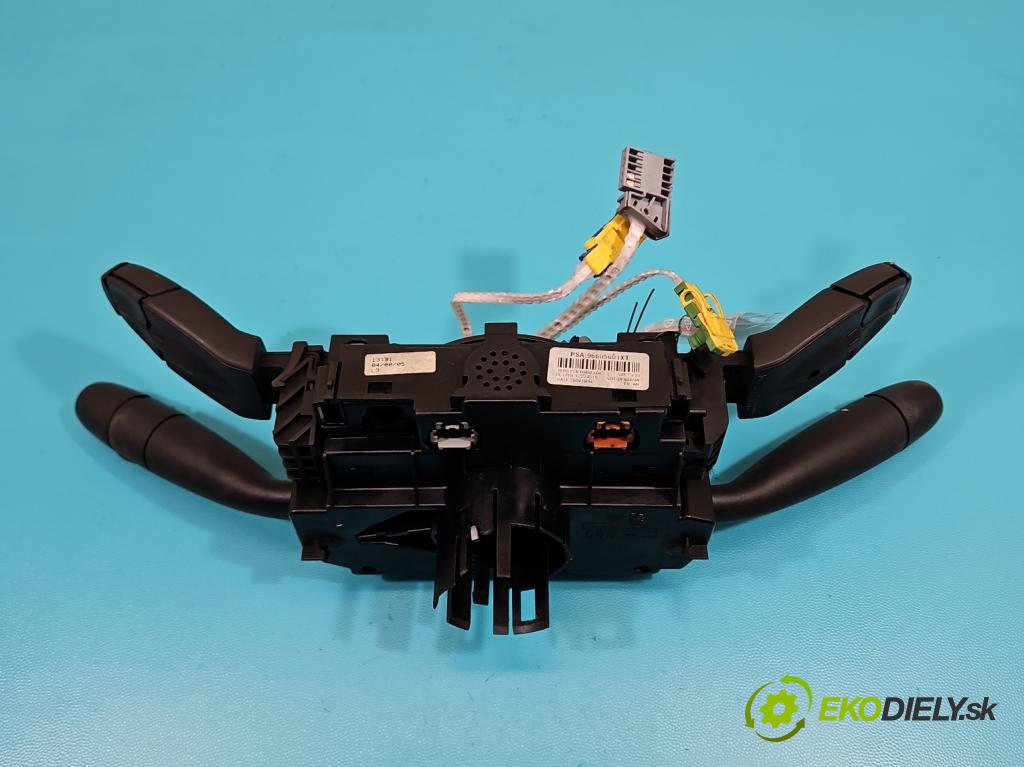 Peugeot 307 1.6 hdi 90 HP manual 66 kW 1560 cm3 5- prepínač komplex: 96605601XT (Prepínacie páčky pod volantom)