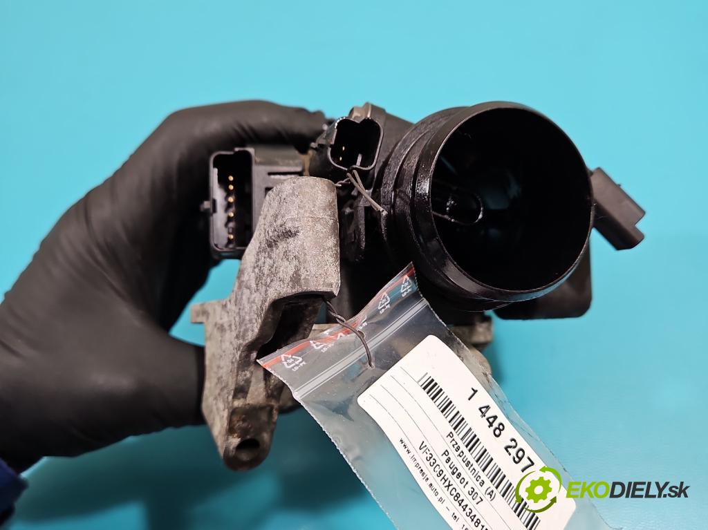 Peugeot 307 1.6 hdi 90 HP manual 66 kW 1560 cm3 5- klapka 9660030480 (Škrtiaca klapka)