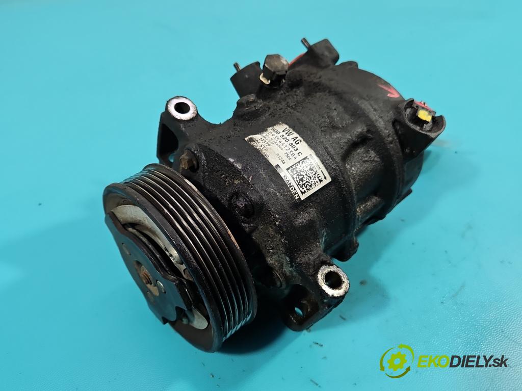 Skoda Rapid 2012-2019 1.2 TSI 86 HP manual 63 kW 1197 cm3 5- Kompresor: klimatizácie 5Q0820803C (Kompresor klimatizácie)