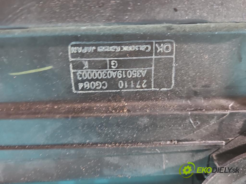 Infiniti FX I 2003-2008 3.5 V6 280KM automatic 206 kW 3498 cm3 5- radiátor 27110-CG084 (Radiátory topení)