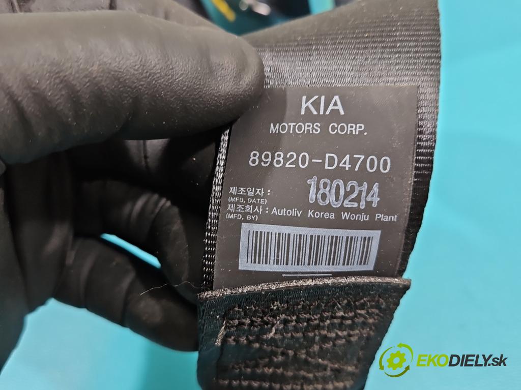 Kia Optima IV 2015-2020 1.7 crdi 141 hp manual 104 kW 1685 cm3 5- stěna bezpečnost zadní pravý 89820-D4700