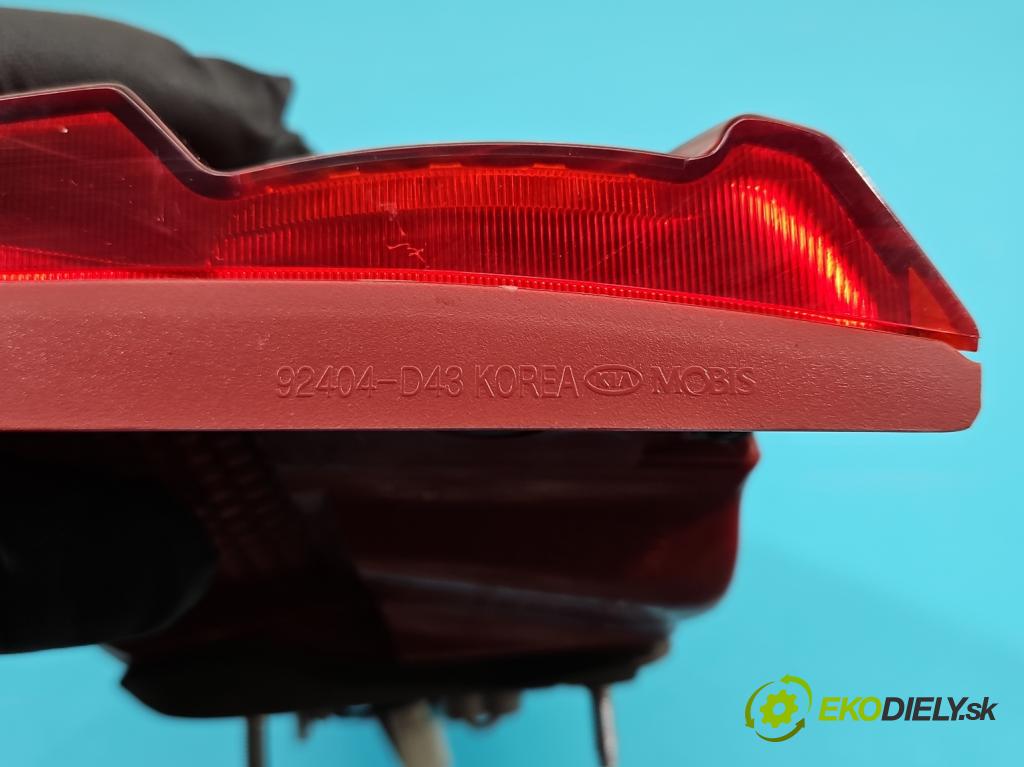 Kia Optima IV 2015-2020 1.7 crdi 141 hp manual 104 kW 1685 cm3 5- světlo zadní pravé 92404-D43 (Klika dveří ostatní)