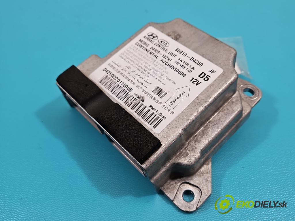 Kia Optima IV 2015-2020 1.7 crdi 141 HP manual 104 kW 1685 cm3 5- riadiaca jednotka vankúše: 95910-D4250