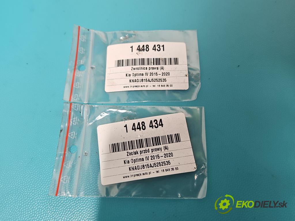 Kia Optima IV 2015-2020 1.7 crdi 141 hp manual 104 kW 1685 cm3 5- náboj pravé  (Náboje)