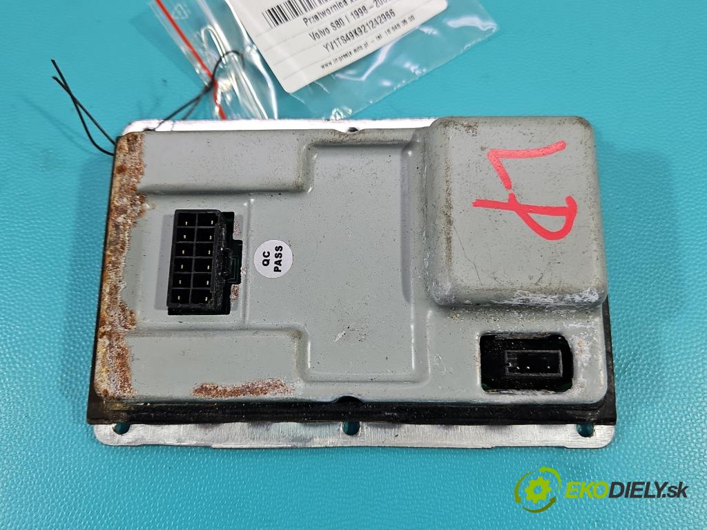 Volvo S80 I 1998-2006 2.0 T 190 HP automatic 140 kW 1984 cm3 4- střídač: xenon 89035113 (Riadiaca jednotka xenónu)