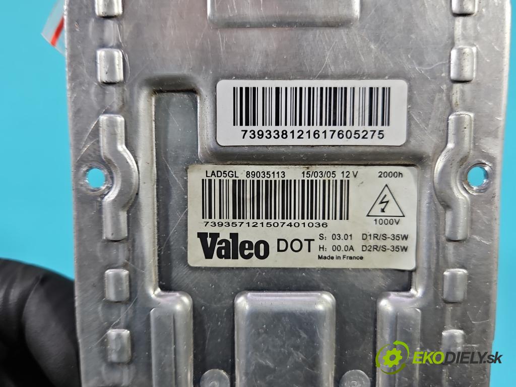 Volvo S80 I 1998-2006 2.0 T 190 HP automatic 140 kW 1984 cm3 4- střídač: xenon 89035113 (Riadiaca jednotka xenónu)