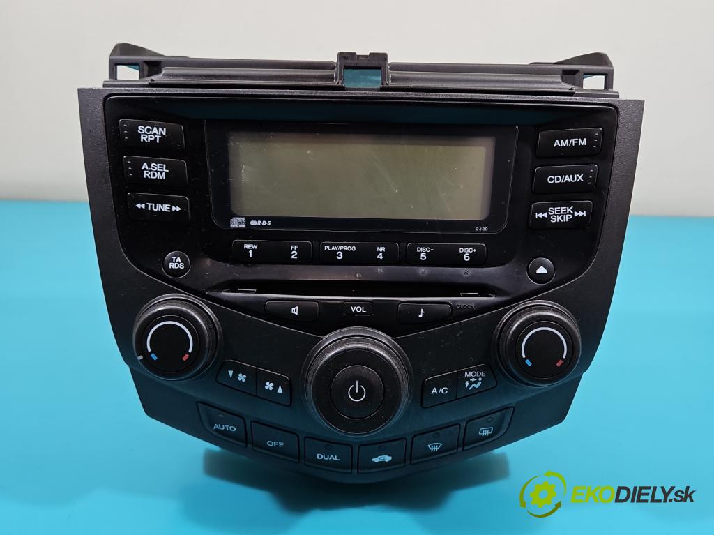 Honda Accord VII 2002-2008 2.0 16V 155 HP manual 114 kW 1998 cm3 4- Radio originál 39050-SEA-G110-M1