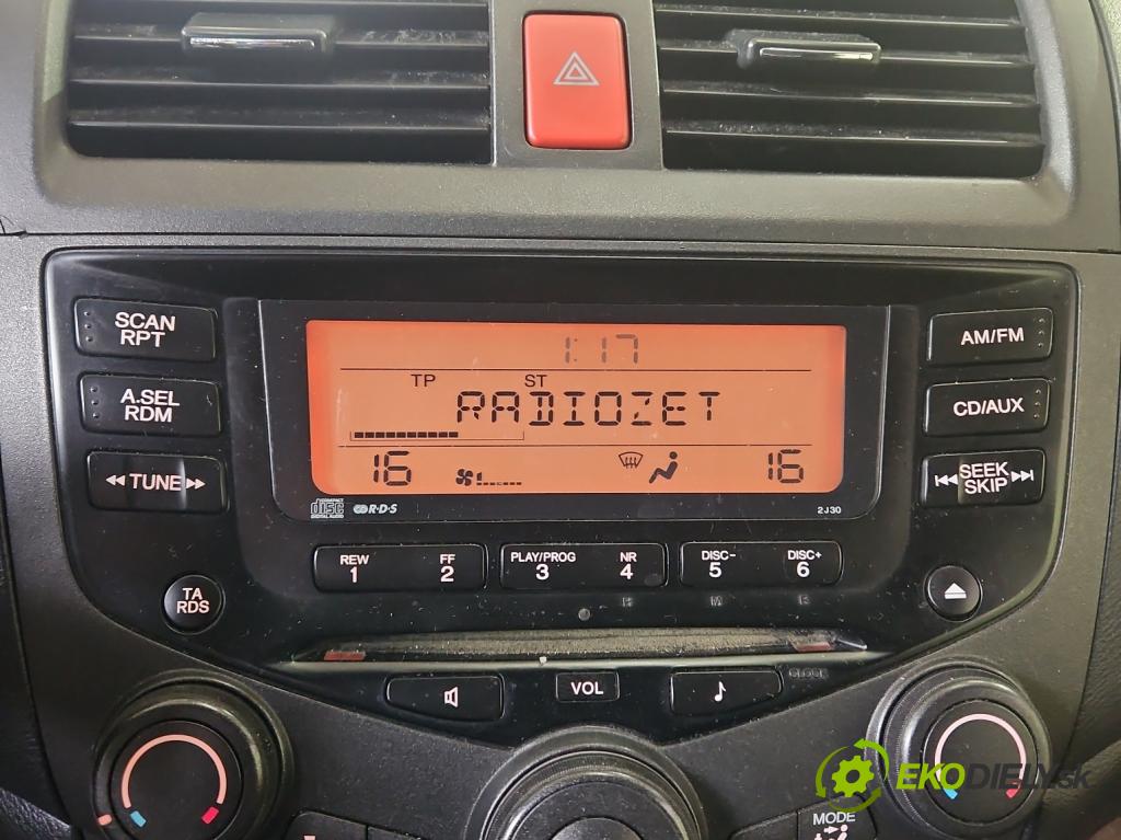 Honda Accord VII 2002-2008 2.0 16V 155 HP manual 114 kW 1998 cm3 4- Radio originál 39050-SEA-G110-M1