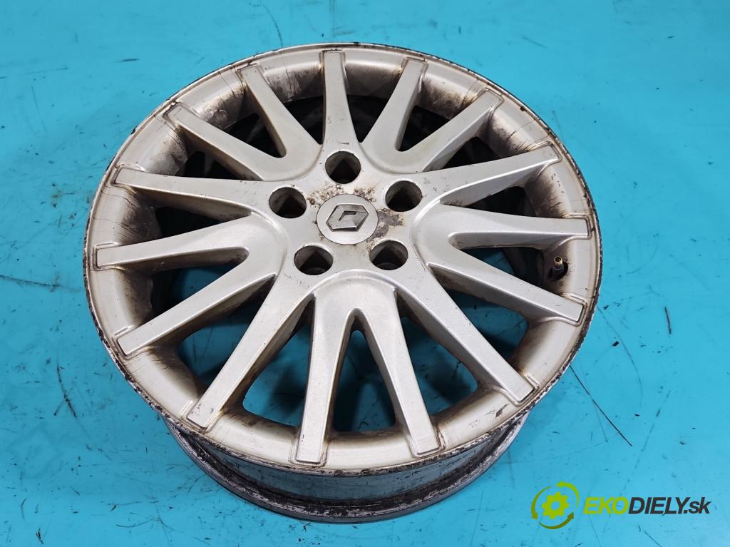 Renault Laguna III 2007-2015 2.0 16V 140 HP manual 103 kW 1997 cm3 5- Felga hliník: 17" komplet