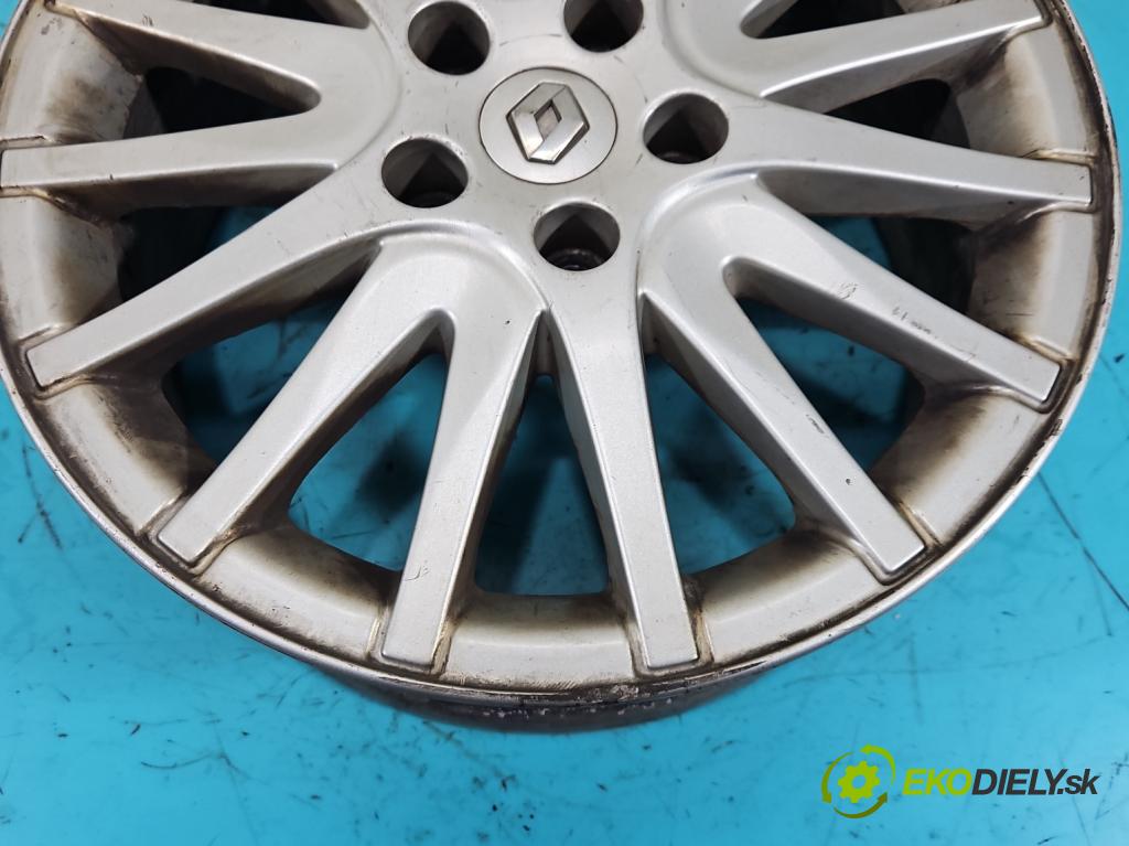 Renault Laguna III 2007-2015 2.0 16V 140 HP manual 103 kW 1997 cm3 5- Felga hliník: 17" komplet