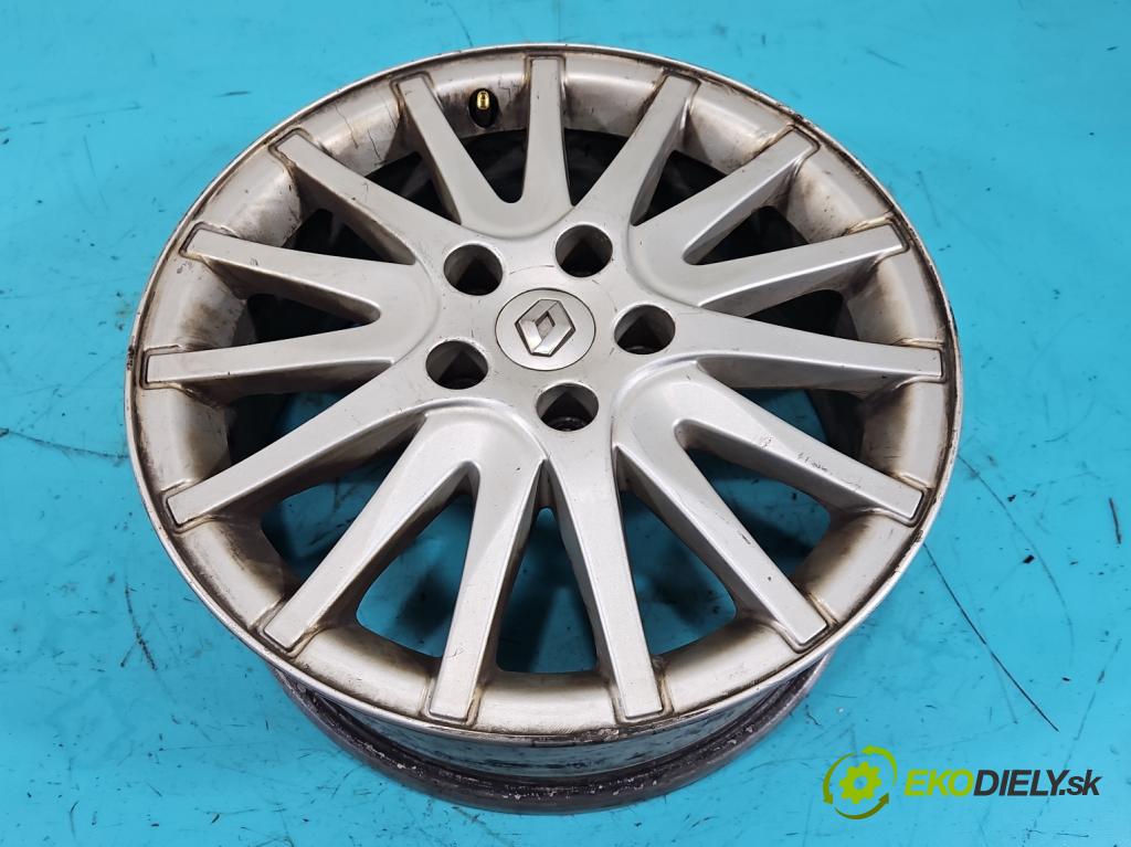 Renault Laguna III 2007-2015 2.0 16V 140 HP manual 103 kW 1997 cm3 5- Felga hliník: 17" komplet