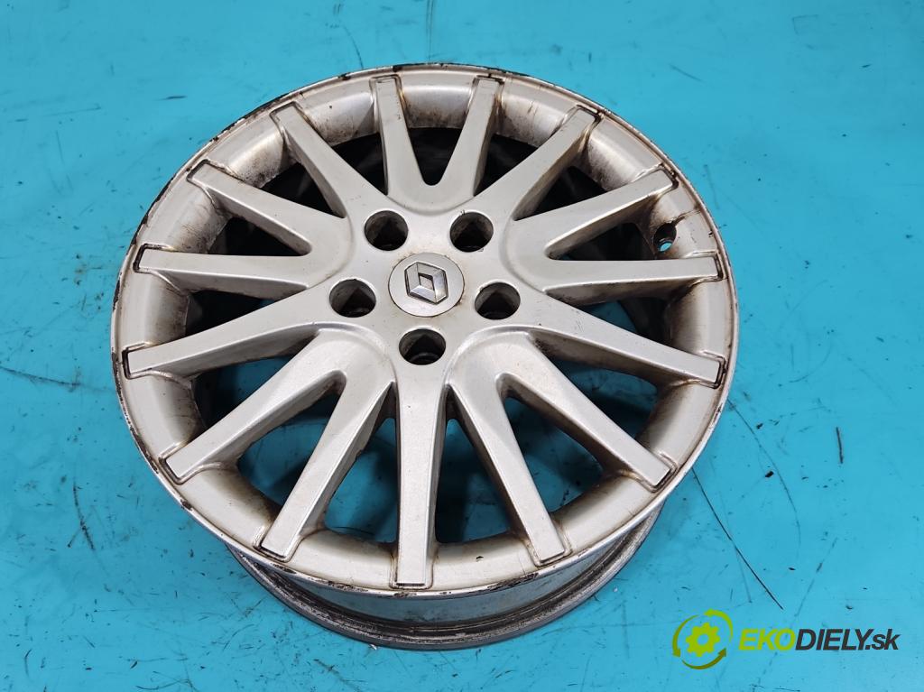 Renault Laguna III 2007-2015 2.0 16V 140 HP manual 103 kW 1997 cm3 5- Felga hliník: 17" komplet