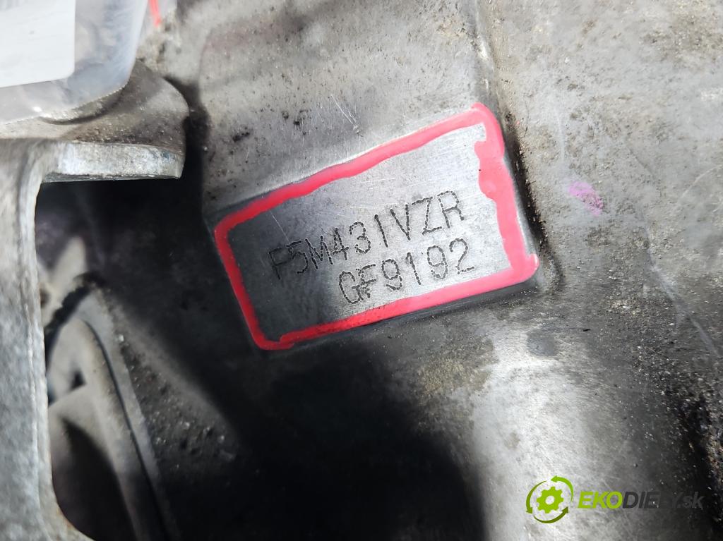 Mitsubishi ASX 2010-2021 1.6 16V 117 HP manual 86 kW 1590 cm3 5- prevodovka stupeň,rýchlosť manual F5M431VZR