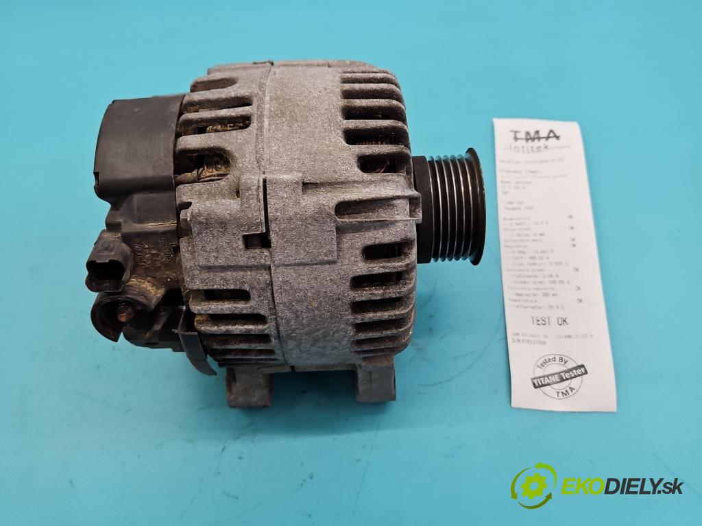 Peugeot 1007 1.4 hdi 68 HP manual 50 kW 1398 cm3 3- Alternator 9646476280 (Alternátor)