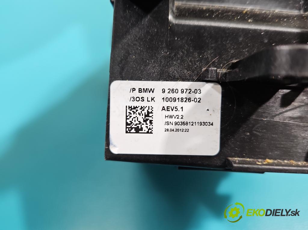 Bmw X3 F25 2010-2017 2.0d 184hp automatic 135 kW 1995 cm3 5- Páka: Změny: stupeň,rýchlosť 9260972 (Rýchlostná páka (kulisa))