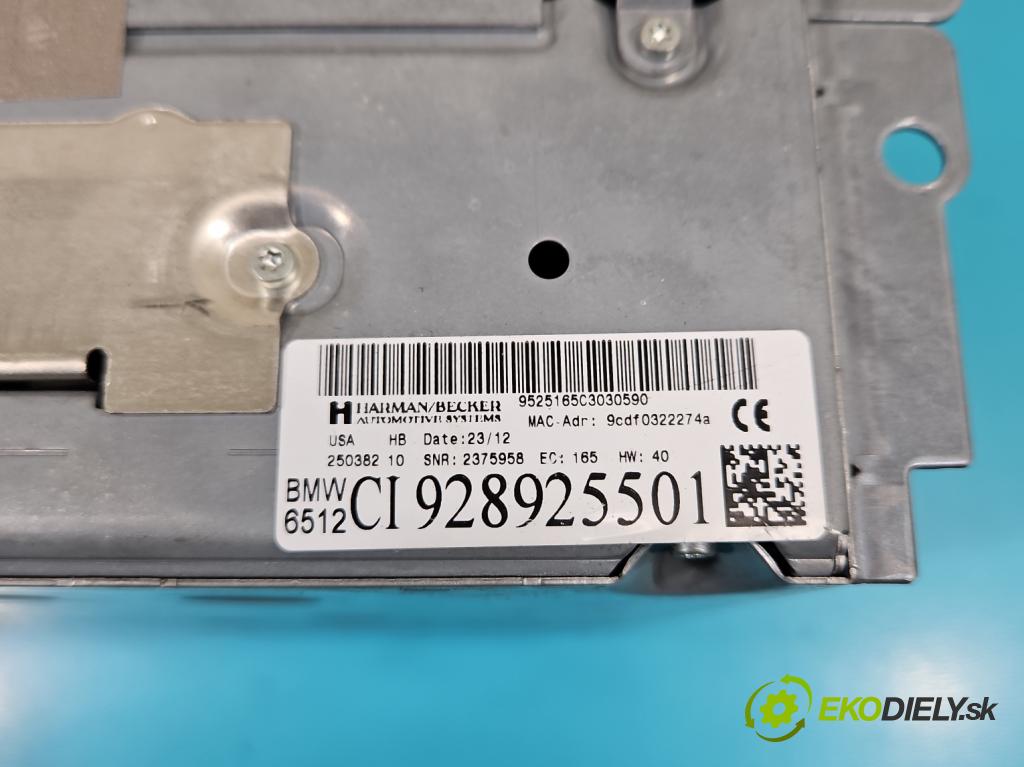 Bmw X3 F25 2010-2017 2.0d 184hp automatic 135 kW 1995 cm3 5- Radio originál 928925501