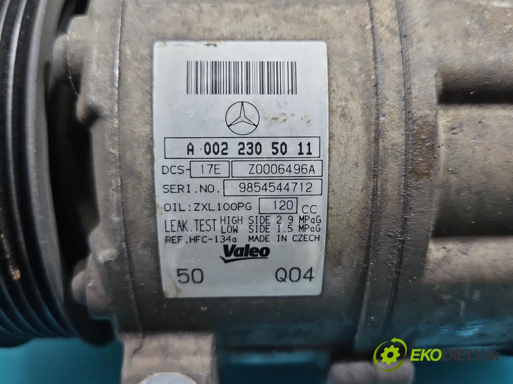 Mercedes GLK X204 2008-2015 2,2.0 CDI 170 HP automatic 125 kW 2143 cm3 5- Kompresor: klimatizácie A0022305011 (Kompresor klimatizácie)