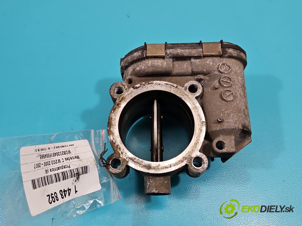 Mercedes C W203 2000-2007 2.0 kompressor 163 HP manual 120 kW 1998 cm3 4- klapka A1110980109 (Škrtiaca klapka)
