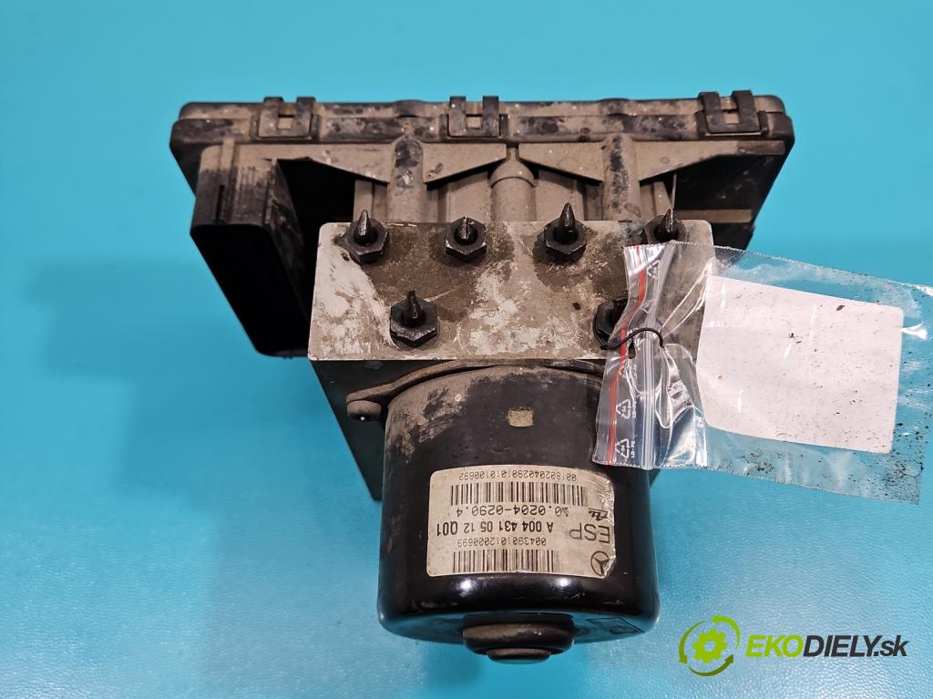 Mercedes C W203 2000-2007 2.0 kompressor 163 hp manual 120 kW 1998 cm3 4- čerpadlo abs A0044310512 (Pumpy brzdové)