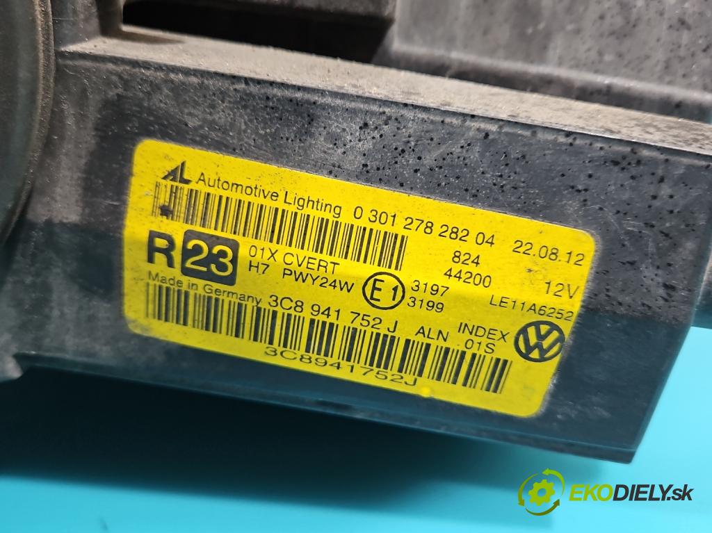 Vw Passat CC 2008-2016 2.0 tdi 140 hp automatic 103 kW 1968 cm3 4- světlo pravý 3C8941752J (Pravé)