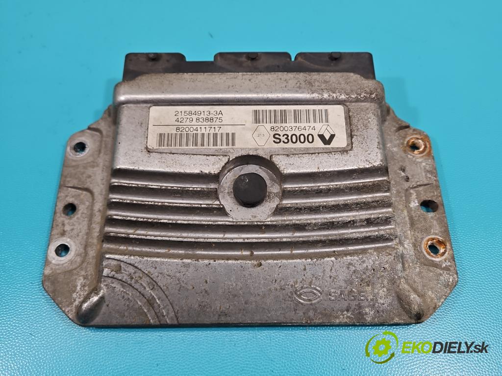 Renault Modus 1.4 16V 98 HP manual 72 kW 1390 cm3 5- riadiaca jednotka motora 8200376474