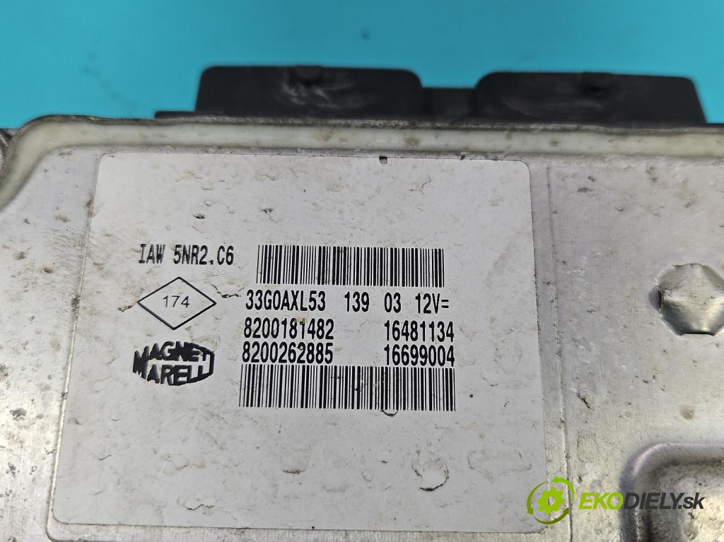Renault Clio II 1998-2012 1,2.0 16V 75 HP manual 55 kW 1149 cm3 3- riadiaca jednotka motora 8200181482