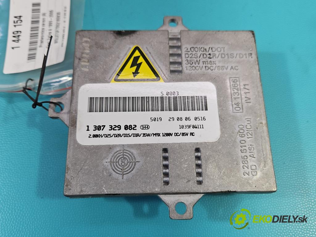 Opel Zafira A 1999-2005 2.0 dti 101 HP manual 74 kW 1995 cm3 5- střídač: xenon 1307329082 (Riadiaca jednotka xenónu)