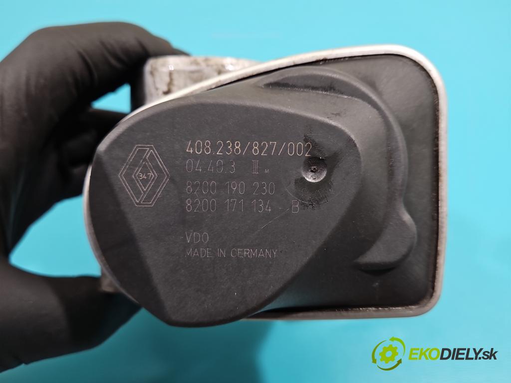 Renault Modus 1.4 16V 98 HP manual 72 kW 1390 cm3 5- klapka 8200190230 (Škrtiaca klapka)