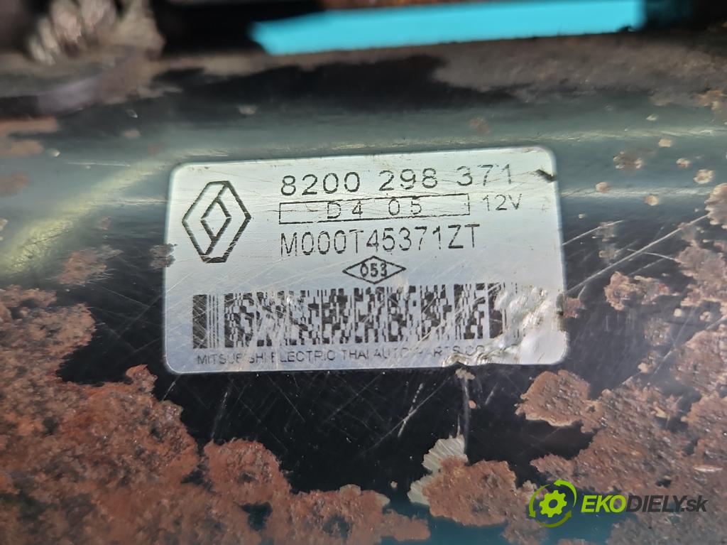 Renault Modus 1.4 16V 98 HP manual 72 kW 1390 cm3 5- štartér 8200298371 (Štartér)