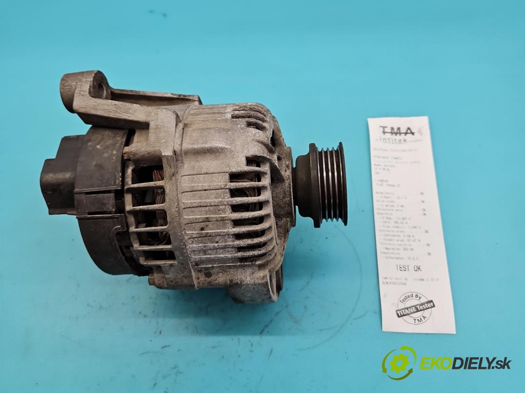 Fiat Panda II 2003-2012 1.2 8v 60 HP manual 44 kW 1242 cm3 5- Alternator  (Alternátor)
