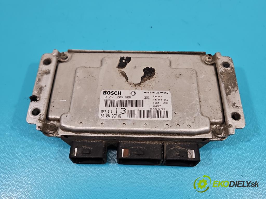 Citroen Xsara II 2000-2004 1.6 16V 109 HP manual 80 kW 1587 cm3 5- riadiaca jednotka motora 9649426780