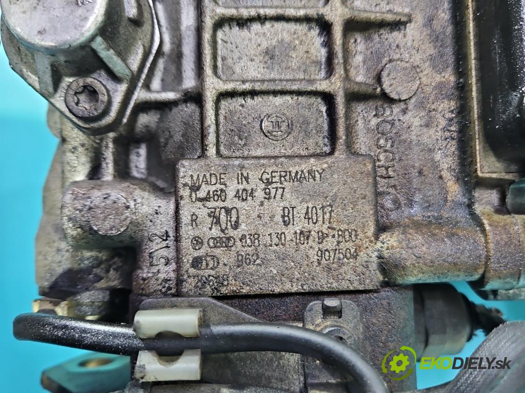 Seat Toledo II 1998-2004 1.9 tdi 110 hp manual 81 kW 1896 cm3 4- čerpadlo vstřikovací 0460404977 (Vstřikovací čerpadla)