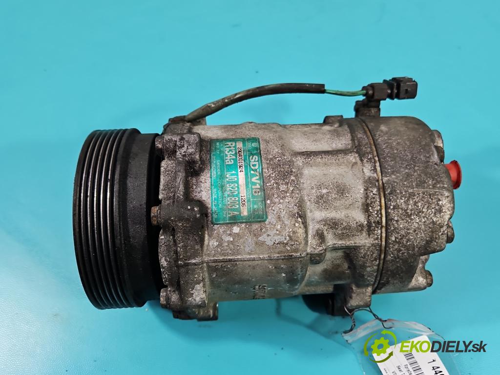 Seat Toledo II 1998-2004 1.9 tdi 110 hp manual 81 kW 1896 cm3 4- Kompresor: klíma 1J0820803A (Kompresory)