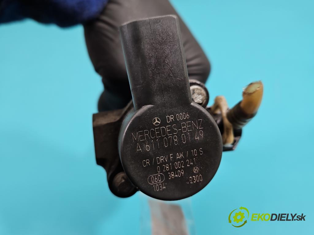 Mercedes A W168 1997-2004 1.7 cdi 95 HP manual 70 kW 1689 cm3 5- lišta vstrekovacia 0445214005 (Vstrekovacia lišta)