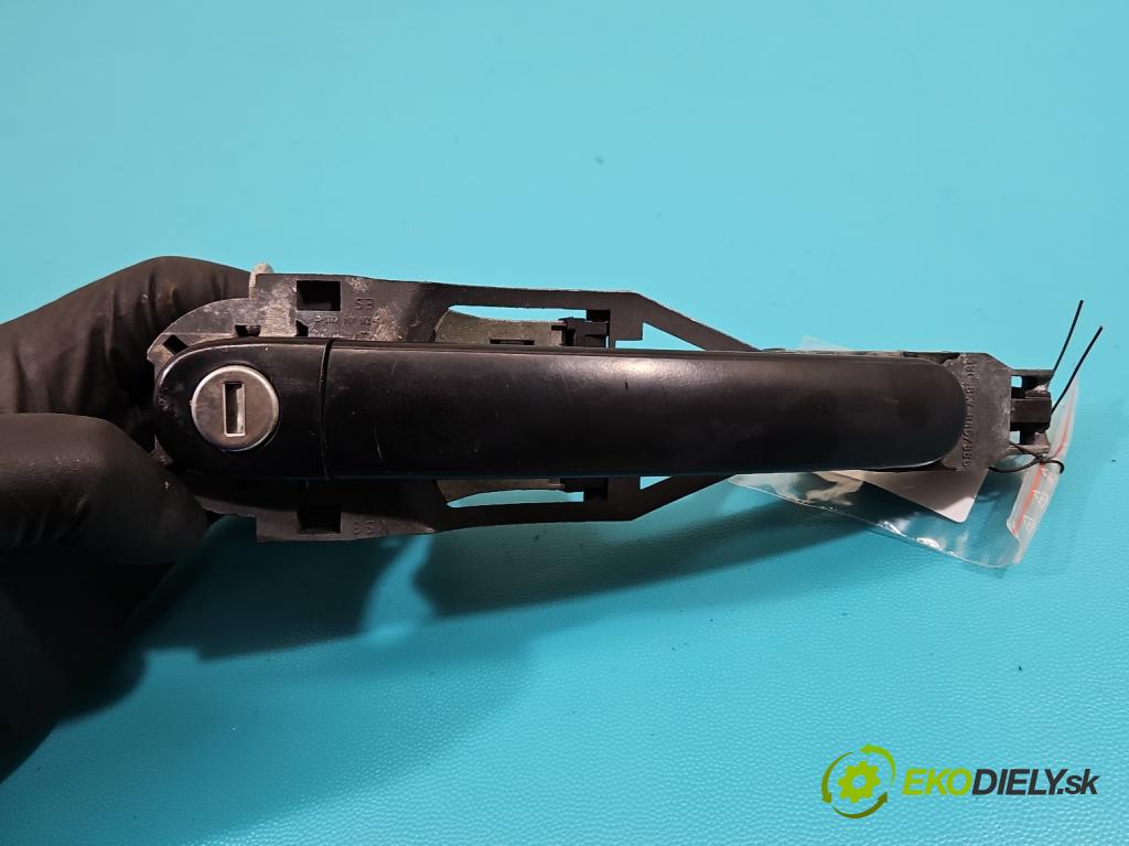 Seat Toledo III 2004-2009 1.6 SR 102 HP manual 75 kW 1595 cm3 5- rukoväť predné ľavé mimo: 3B0837885 (Kľučka dverí vonkajšia predná ľavá)