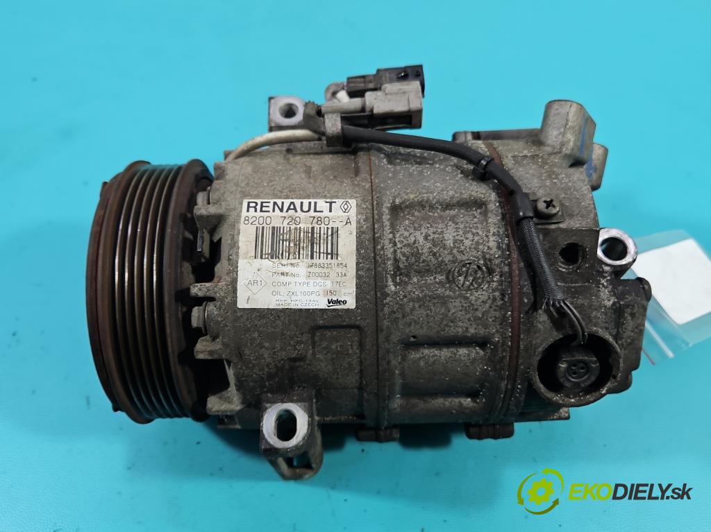 Renault Laguna III 2007-2015 2.0 16V 140 HP manual 103 kW 1997 cm3 5- Kompresor: klimatizácie 8200720780 (Kompresor klimatizácie)