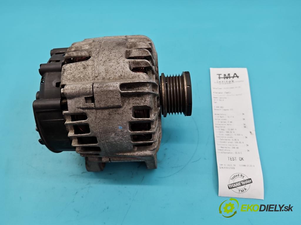 Renault Laguna III 2007-2015 2.0 16V 140 HP manual 103 kW 1997 cm3 5- Alternator 231000011R (Alternátor)